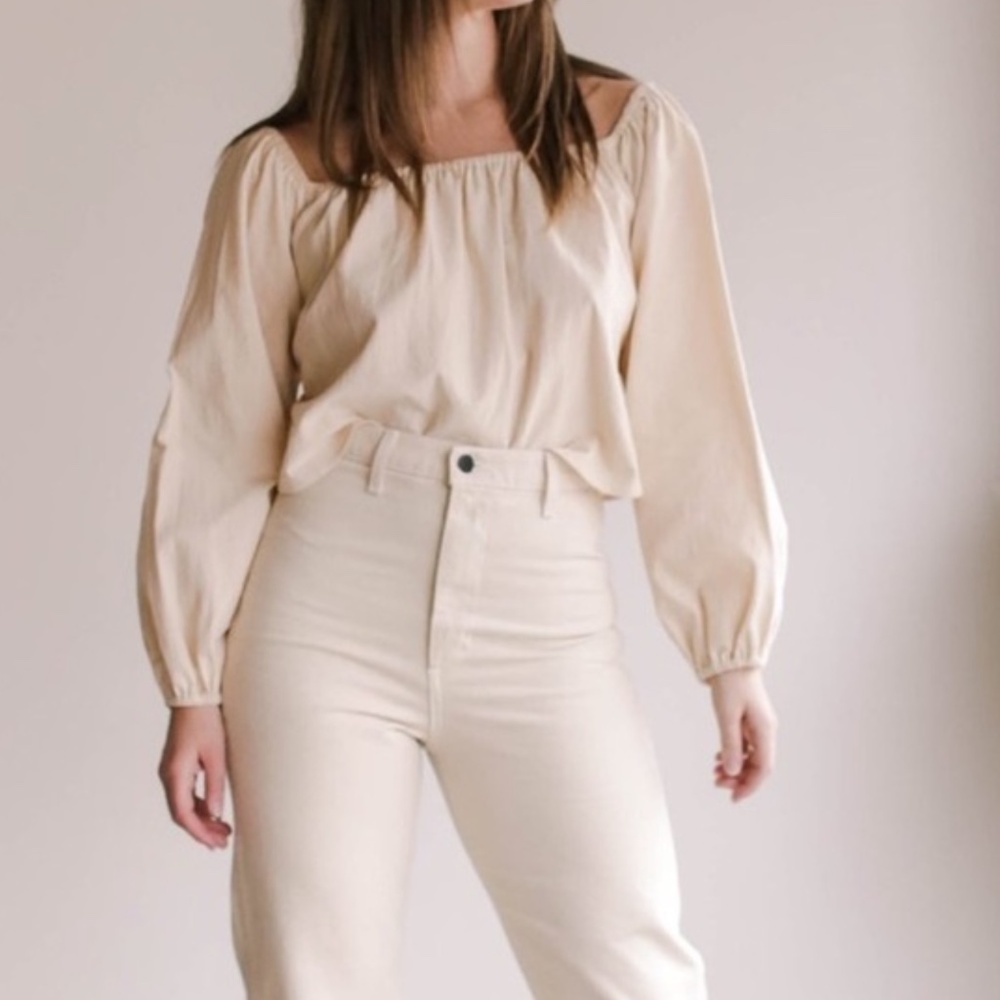 OZMA of California Lucie Top M Natural